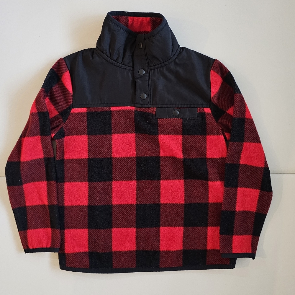 Gap kids plaid sweatshirt in size S